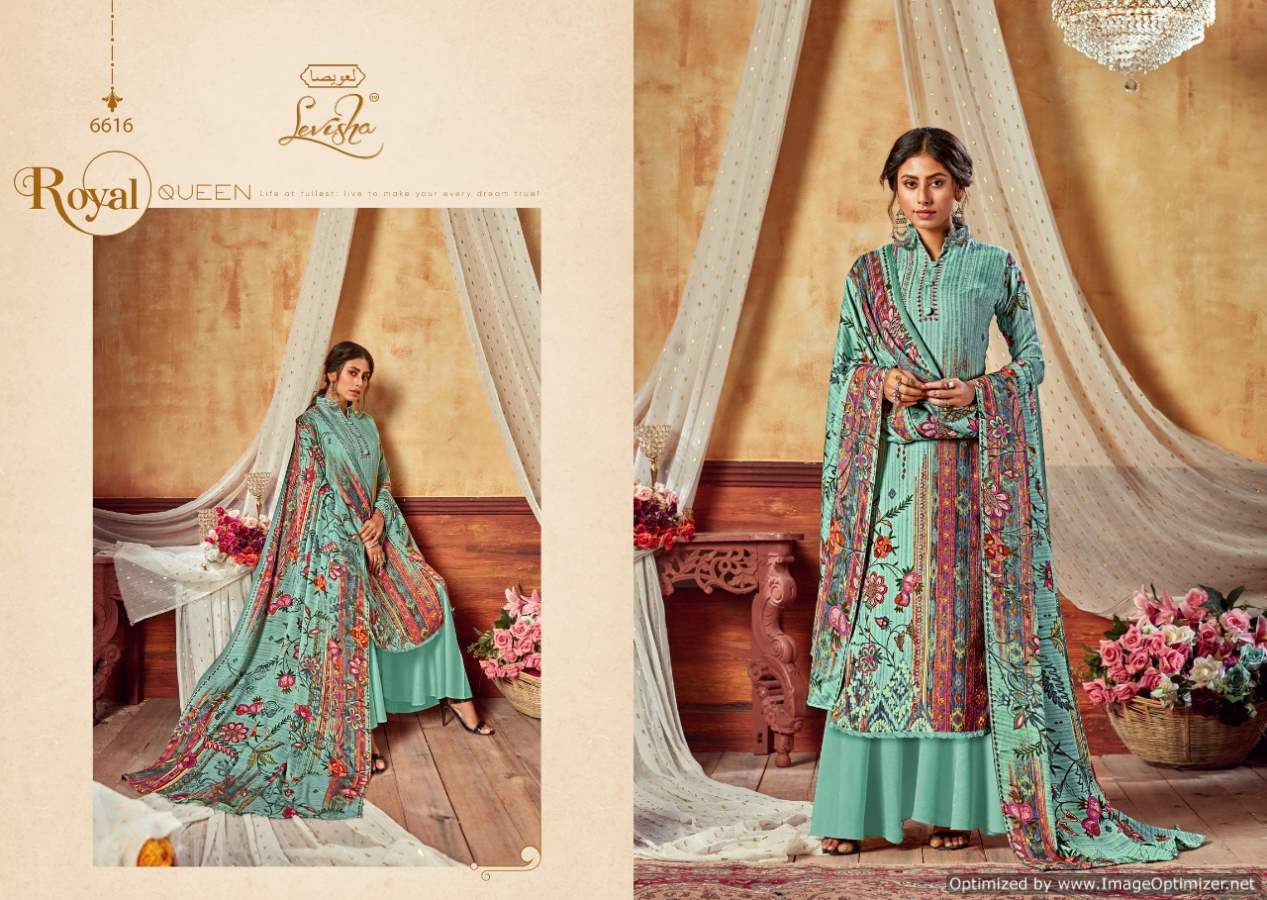 Levisha Femina 10 Pure Pashmina Designer Party Wear Dress Material at Wholesale Price
